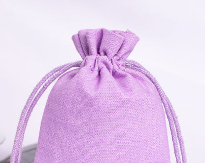100pcs Cotton Drawstring Bags & Pouches With Logo in Wholesale & Bulk