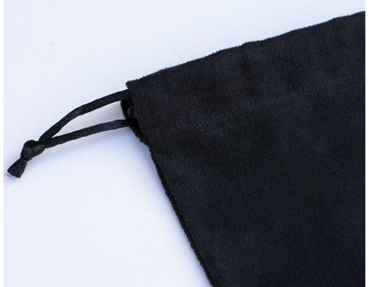 Pack Of 50 Black Suede Pouch, Custom Drawstring Bags, Custom Jewelry Bags for Packaging