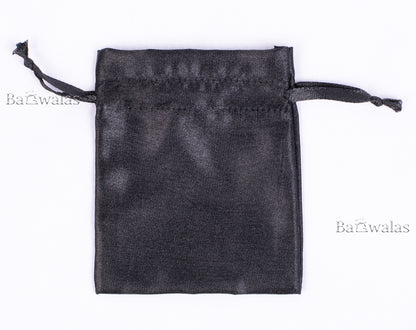 100pcs Stylish Satin Drawstring Jewelry Bags With Logo in Wholesale & Bulk