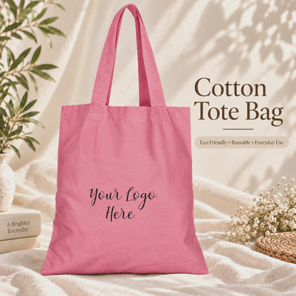 25pcs - Cotton Tote Bag With Custom Logo for Small Businesses