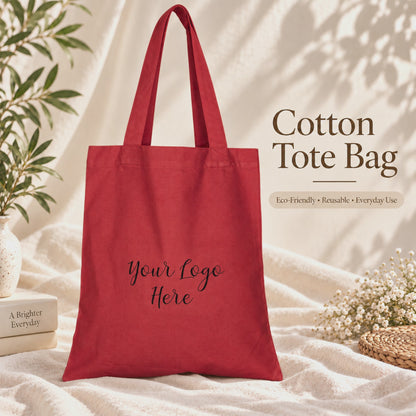 25pcs - Personalized Cotton Grocery Tote Bag With Your Logo