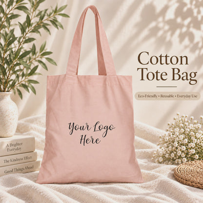 25pcs - Custom Logo Cotton Tote Bag for Trade Show Events and Expos
