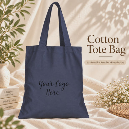 25pcs - Branded Cotton Tote Bag for Boutiques and Gift Shops