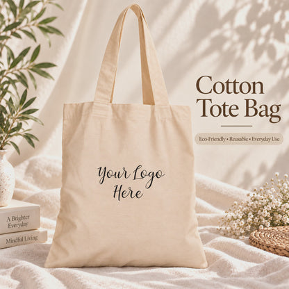 25pcs - Custom Conference Cotton Tote Bag With Company Logo
