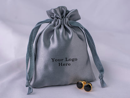 100pcs Satin Drawstring Pouch With Logo in Wholesale & Bulk