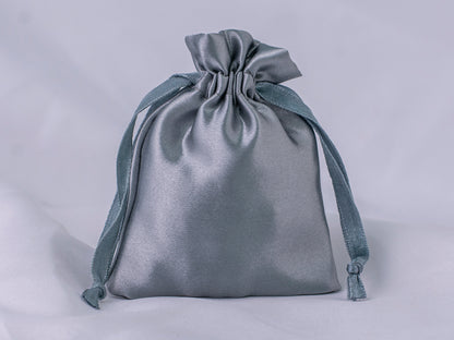 100pcs Satin Drawstring Pouch With Logo in Wholesale & Bulk